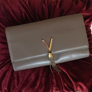 Valentino Clutch with Detachable Chain Crossbody